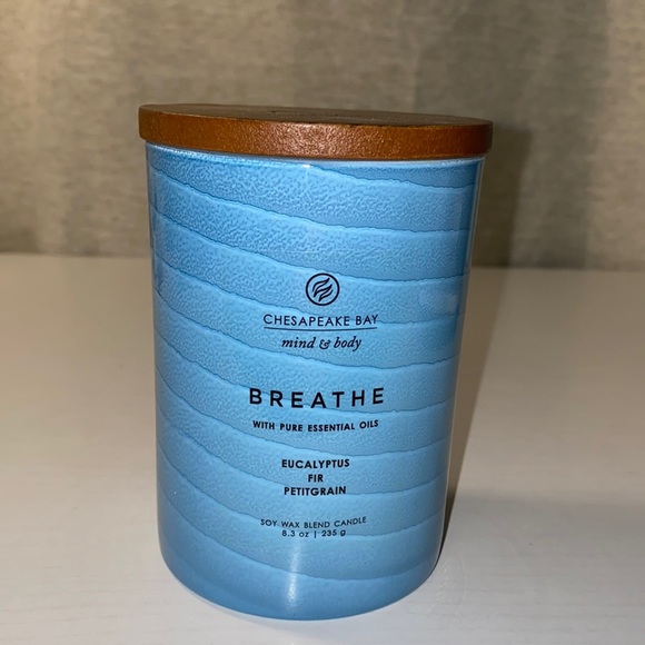 Chesapeake Bay Other - Chesapeake Bay, NEW mind & body BREATHE  soy wax blend candle. 8.3 oz